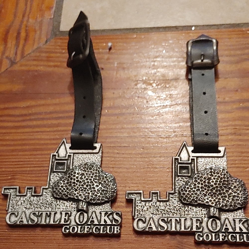 Silver Golf Bag Tag